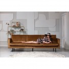 WOOOD RODEO 3 SEATER VELVET HONEY YELLOW thumbnail