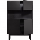 WOOOD Finca buffet / bar cabinet pine deep black [fsc] thumbnail
