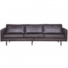 WOOOD RODEO SOFA 3-SEATER BLACK thumbnail