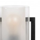 VEGGLAMPE  BLACK METAL / GLASS LIGHTING 56 X 17 X 21 CM thumbnail