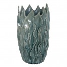 VASE BLUE CERAMIC DECORATION 32 X 32 X 55 CM thumbnail