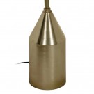 Gulvlampe champagne gull metall/glass 31x31x156 thumbnail