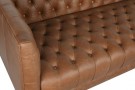 COUCH LEATHER STEEL 211X82X61 CAPITONE thumbnail