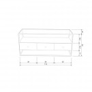 WOOOD DEPART TV UNIT METAL ANTIQUE BRASS thumbnail