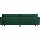 BePureHome RODEO CLASSIC SOFA 3-SEATER VELVET GREEN FOREST thumbnail