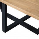 WOOOD KOMBI-TABLO XL BORDPLATE EIK 240X100 & DRENTHE BEN [fsc]  thumbnail
