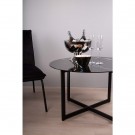 Namsen - Lenestol Svart velur 73.5x63x82.5 Velur, metall, 1stk- i pakke thumbnail
