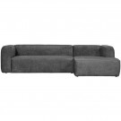 WOOOD BEAN CORNER SOFA RIGHT STRUCTURE VELVET CLOUD SKY thumbnail