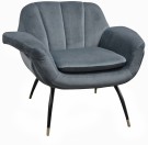 Abbey stol Slate Velvet  thumbnail