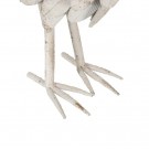 FIGURE ROOSTER WORN WHITE METAL 36 X 14 X 49,50 CM thumbnail