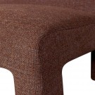 WOOOD Lavid armchair in Teflon-coated polyester - chestnut  thumbnail