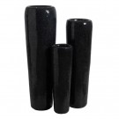 Vase svart 30x30x110 thumbnail