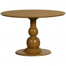 WOOOD BLANCO DINING TABLE Ø120CM MANGO HONEY YELLOW thumbnail