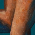 2stk, Abstrakt, håndmalt lerret 70x140 thumbnail