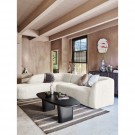 WOOOD SLOPING CORNER SOFA LEFT PEARL MELANGE thumbnail