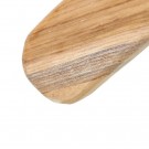 Lenestol brunt teak tre skinn 66x97x90 thumbnail