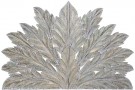 Sengegavl mdf gyllen løv hvit 183x3x122 thumbnail