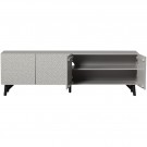 WOOOD CARVED ORGANIC TV UNIT MIST thumbnail