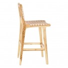 Krakk beige teak tre-skinn 45x57x95 thumbnail