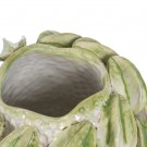 VASE GREEN-WHITE CERAMIC DECORATION 32 X 32 X 37 CM thumbnail