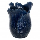 VASE BLUE CERAMIC DECORATION 21 X 21 X 27 CM thumbnail