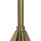 Gulvlampe champagne gull metall/glass 31x31x156 thumbnail