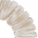 2stk, SCULPTURE RING NATURAL-WHITE MANGO WOOD 45 X 10 X 59 CM thumbnail