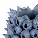 VASE BLUE CERAMIC DECORATION 34 X 34 X 45 CM thumbnail