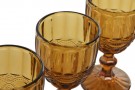 6 GLASS 8X8X15,5 240ML RELIEF AMBER thumbnail