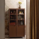 WOOOD EXHIBIT CABINET METAL TAN thumbnail