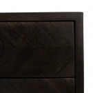 Skjenk brun-gull tre/metall 122x41x91 thumbnail