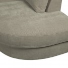 Vtwonen FAMILY 1-SEAT ELEMENT ROUND CORNERRIGHT WOVENFABRIC WARMGREY thumbnail