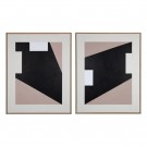 2stk, Abstrakt beige 124x154 thumbnail