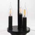 CEILING LAMP BLACK METAL / GLASS 35 X 35 X 72 CM thumbnail
