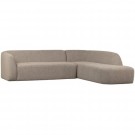 WOOOD SLOPING CORNER SOFA RIGHT NATURAL MELANGE thumbnail