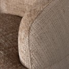 WOOLY SVINGBAR LENESTOL I GROVVEVD CHENILLESTOFF - SANDFARGET thumbnail