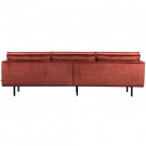WOOOD RODEO 3 SEATER VELVET CHESTNUT thumbnail