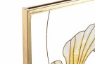 veggdekorasjon 3 deler METAL GLASS 122X3X122  thumbnail