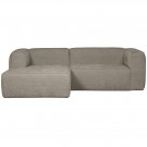 WOOOD BEAN CHAISE LONGUE LEFT HEFTY MELANGE TRAVERTIN thumbnail