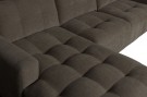 Vtwonen BAR CHAISE LONGUE WOVEN FABRIC LEFT ANTHRACITE thumbnail