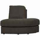 Vtwonen FAMILY 1-SEATELEMENT ROUNDCORNERRIGHT WOVENFABRIC ANTHRACITE thumbnail