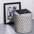 WOOOD NEVA SIDE TABLE BLACK/WHITE thumbnail