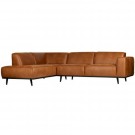 WOOOD STATEMENT CORNER SOFA LEFT COGNAC thumbnail