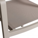 Sett med 2 - Fowl spisestuestol aluminium/tekstilsand thumbnail