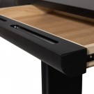 WOOOD MAEL DESK/SIDETABLE VENEER BLACK thumbnail