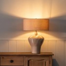 Bordlampe beige metall 49x49x66 thumbnail