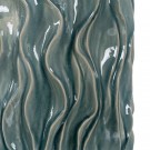 VASE BLUE CERAMIC DECORATION 32 X 32 X 55 CM thumbnail