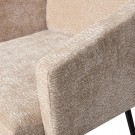 WOOOD MOUNT DINING CHAIR WITH ARMREST 3D CHENILLE SAND thumbnail