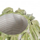 VASE GREEN-WHITE CERAMIC DECORATION 34 X 33 X 23 CM thumbnail