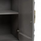 Skjenk i grått tre og metall 153x41x85 thumbnail